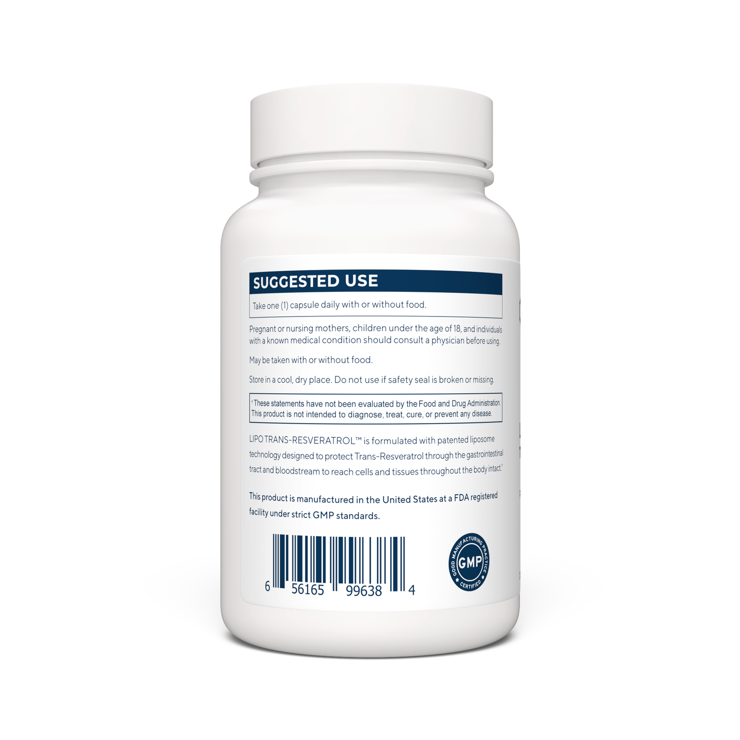 Trans-Resveratrol (Liposomal) 90 Ct.