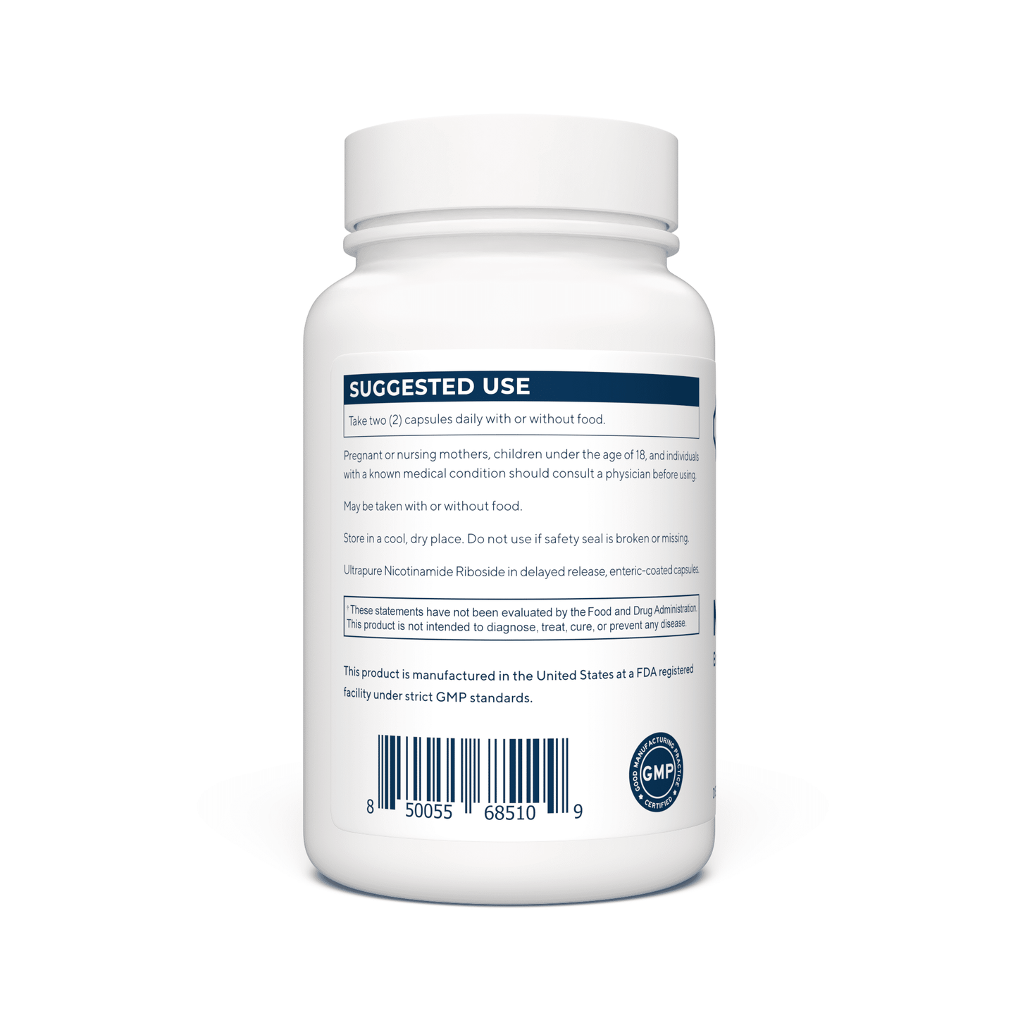 Nicotinamide Riboside (NR) 1000 mg — Enteric Coated 60 ct