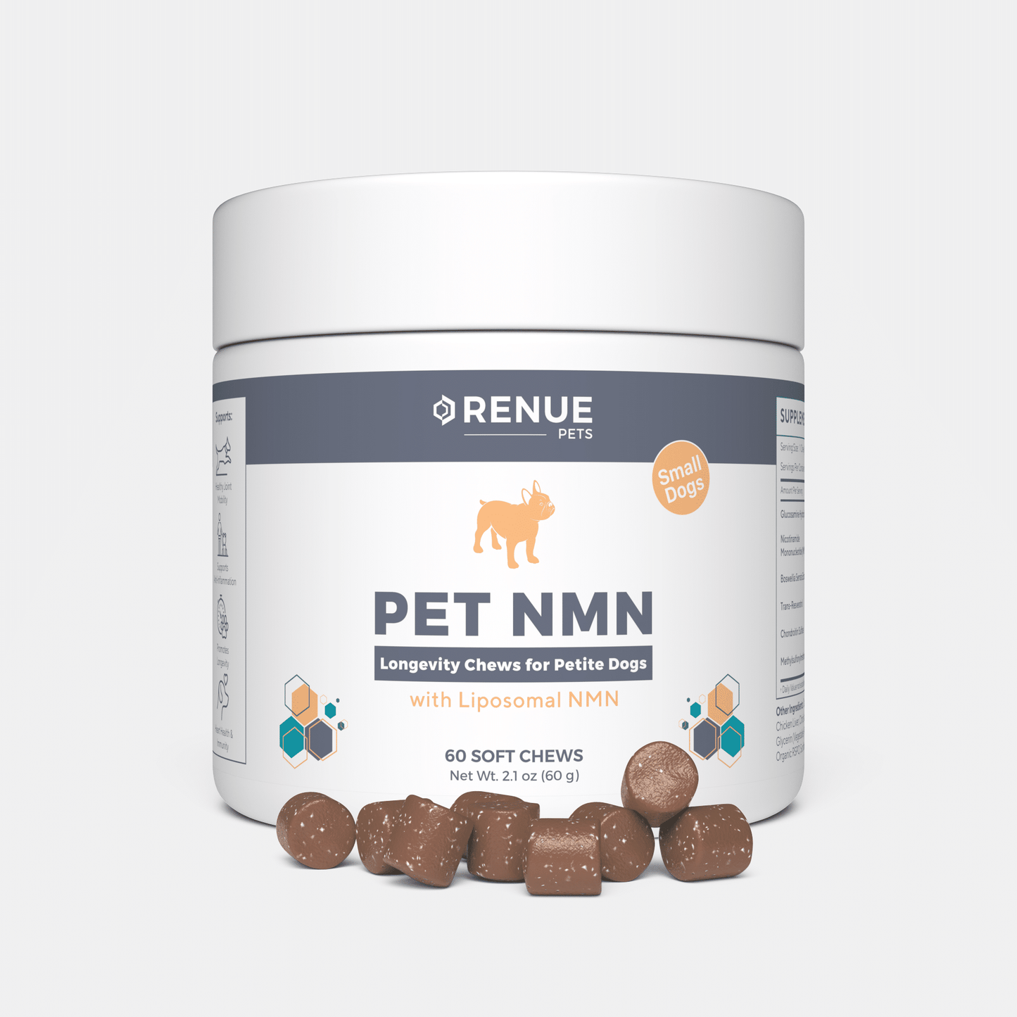 PET NMN Longevity Chews for Petite Dogs