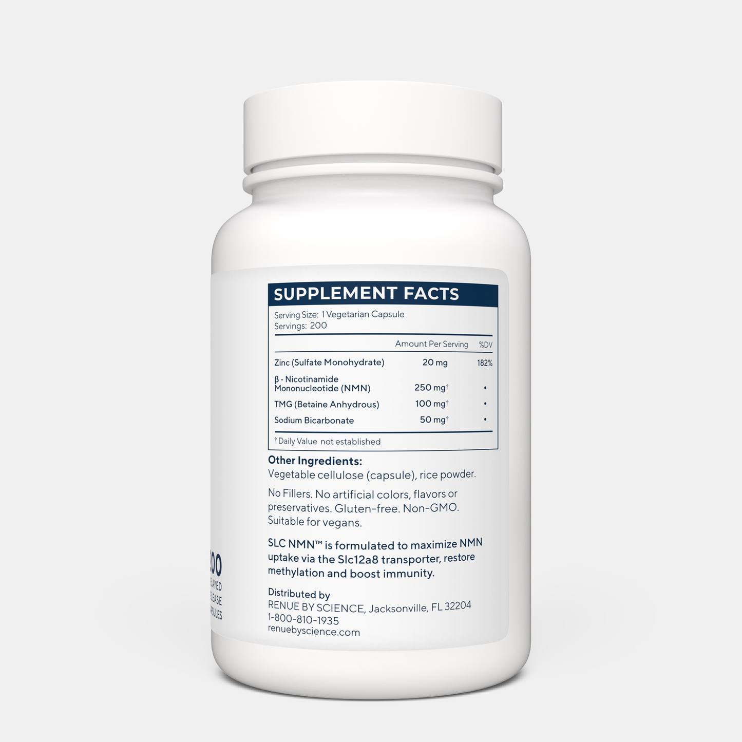 SLC Enteric NMN (Nicotinamide Mononucleotide, Delayed Release) 250mg