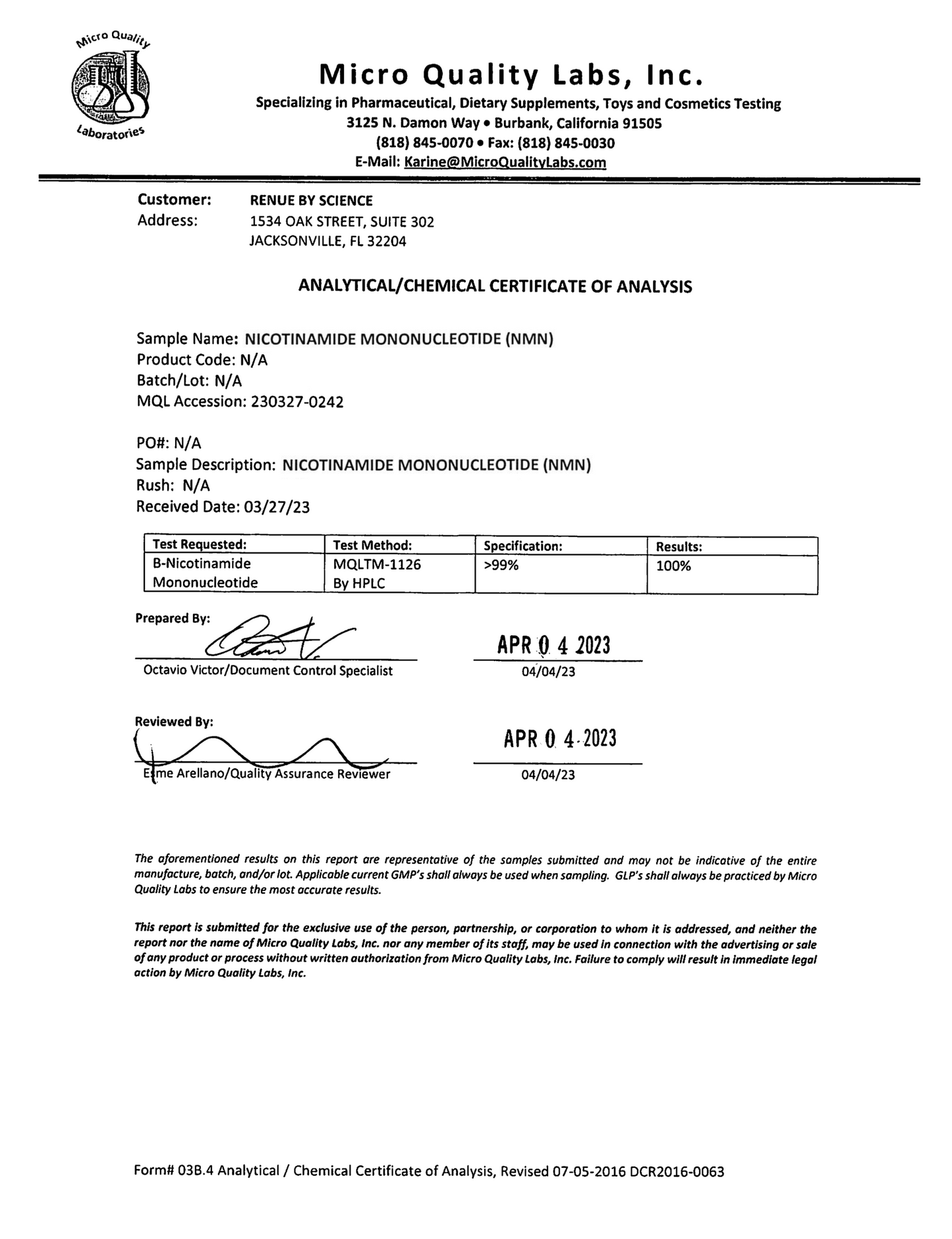 SLC Enteric NMN (Nicotinamide Mononucleotide, Delayed Release) 250mg