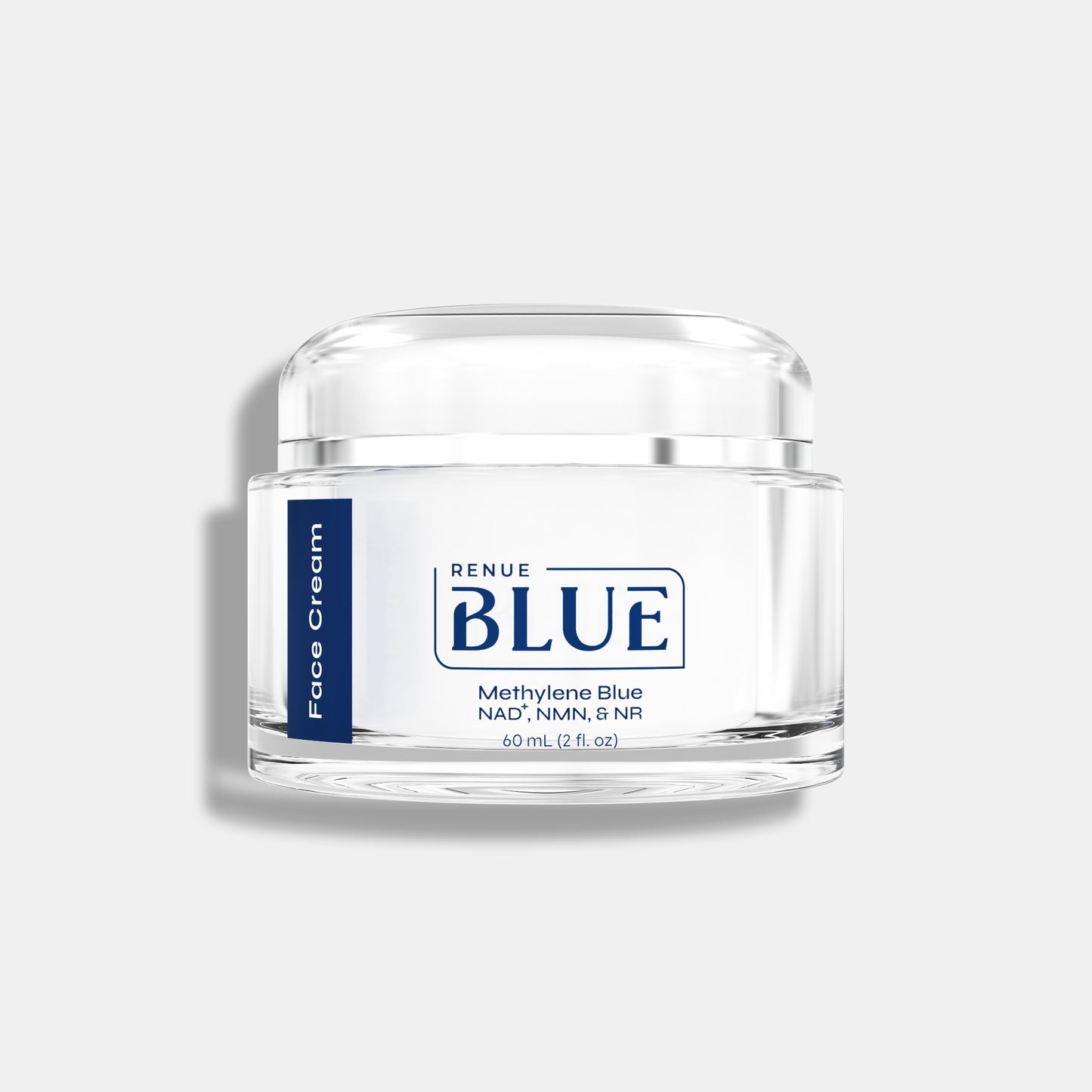 Renue Blue™ Face Cream with Methylene Blue, NAD⁺, NMN, NR (Liposomal)