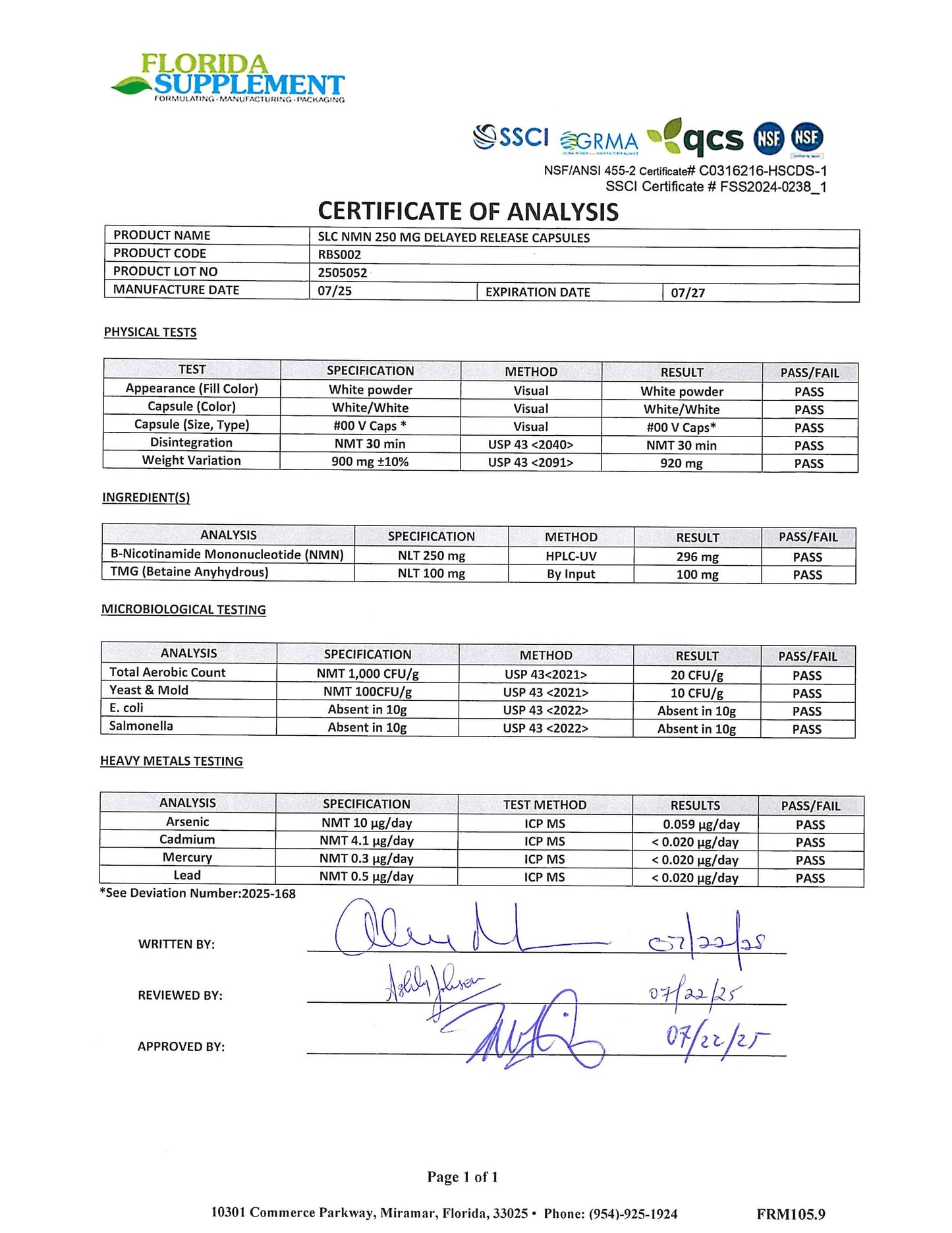 NMN SLC Enteric Capsules 200