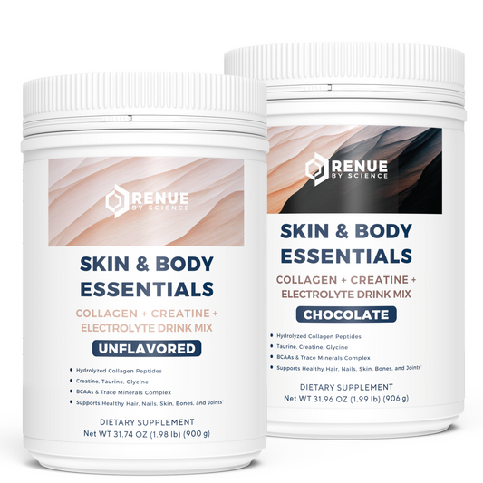 Skin & Body Essentials - Grass-Fed Collagen + Creatine + BCAAs + Electrolyte Drink Mix